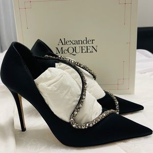 Brand New Alexander McQueen Crystal Pumps